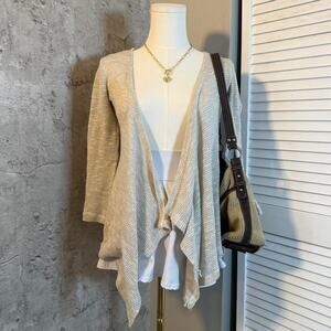 Cato Grey & Cream Boho Cardigan